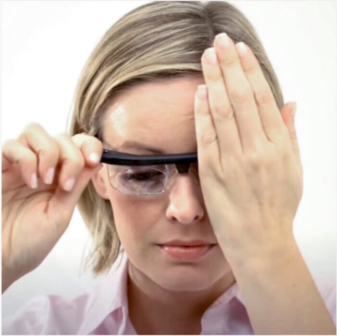 how to use NexOptrics Adjustable Glasses